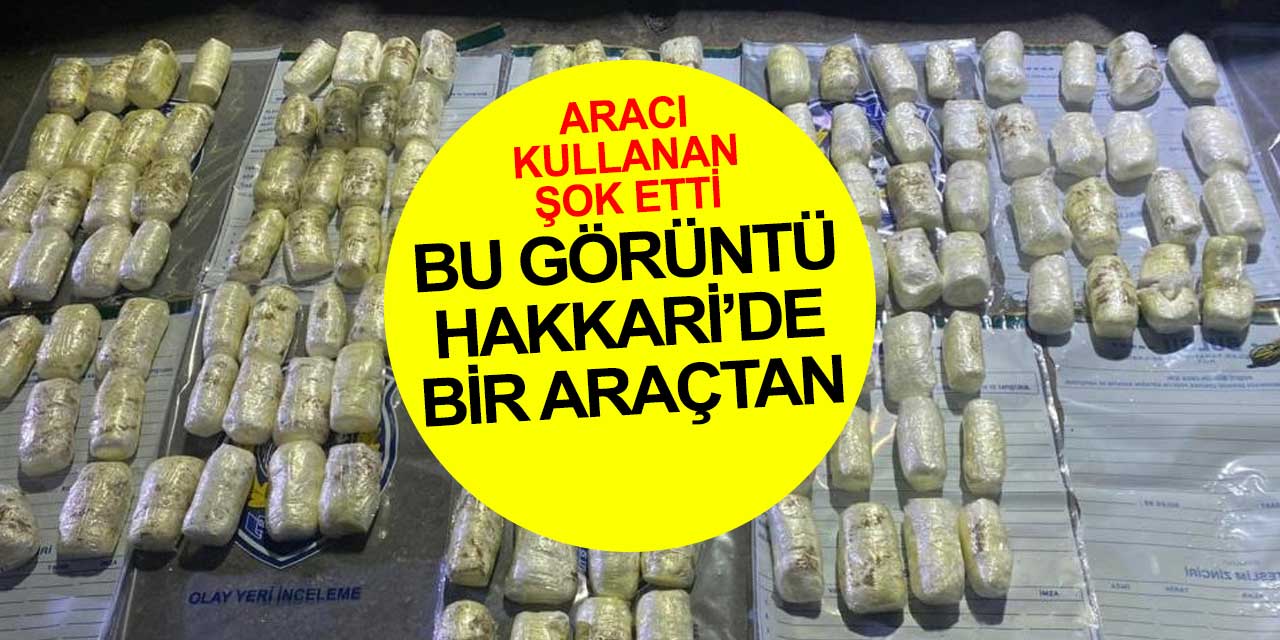 Hakkari'de durdurulan araçta 52 kilo patlayıcı bulundu! Aracı kullananın kimliği ise şok etti