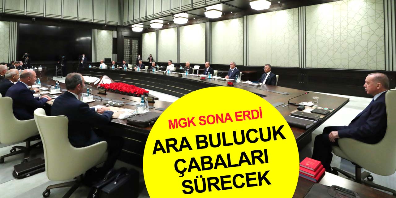 MGK Bildirisinde barış ve istikrar için Montrö vurgusu