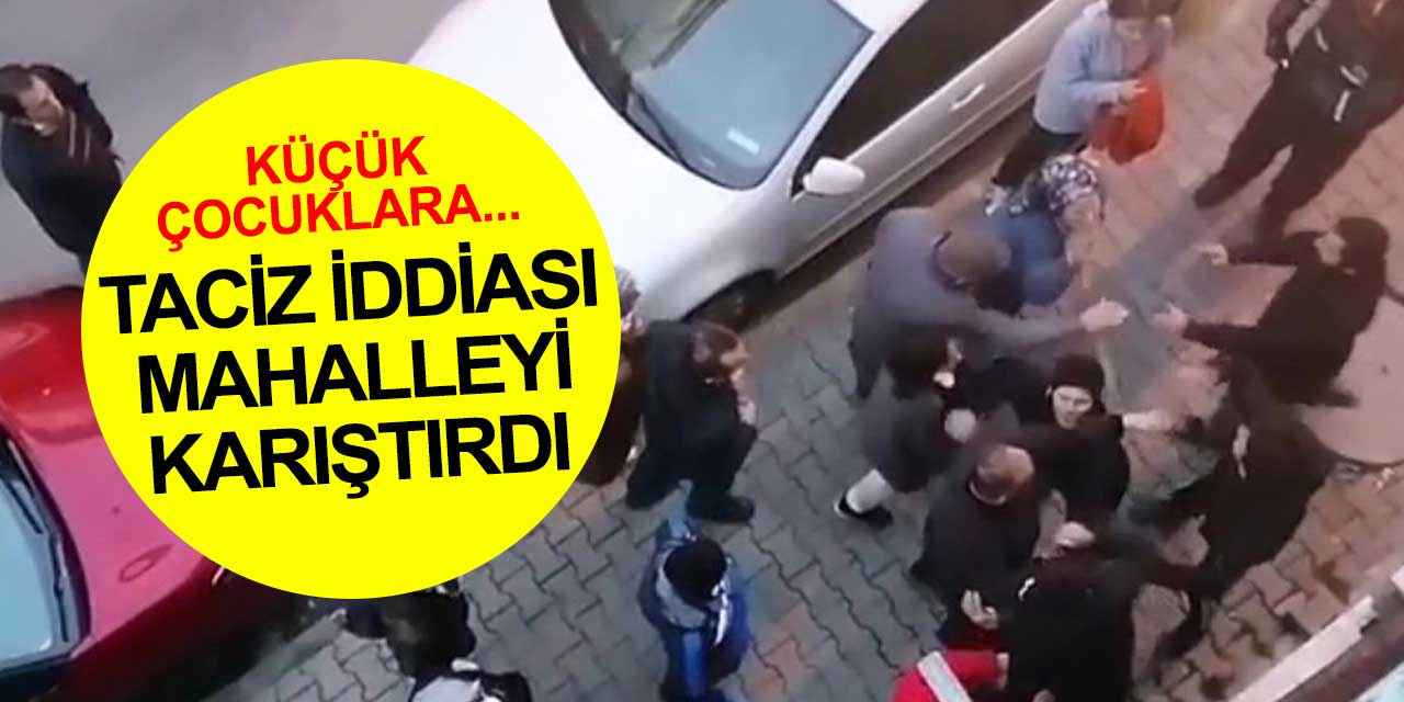 Küçük çocuklara cinsel organını gösterdiği iddia edilen şahıs mahalleli tarafından polise teslim edildi