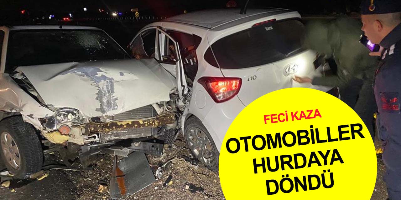 Nevşehir-Avanos yolunda otomobiller çarpıştı! 4 yaralı