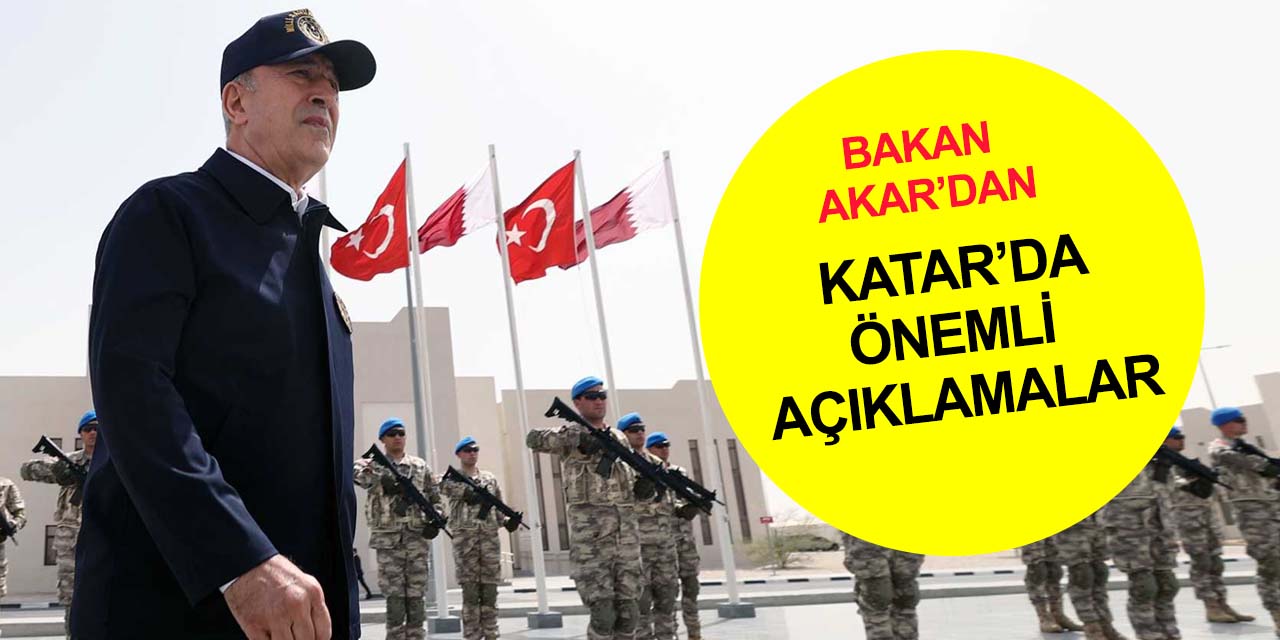 Bakan Akar, Halid Bin Velid Kışlasında Mehmetçikle buluştu
