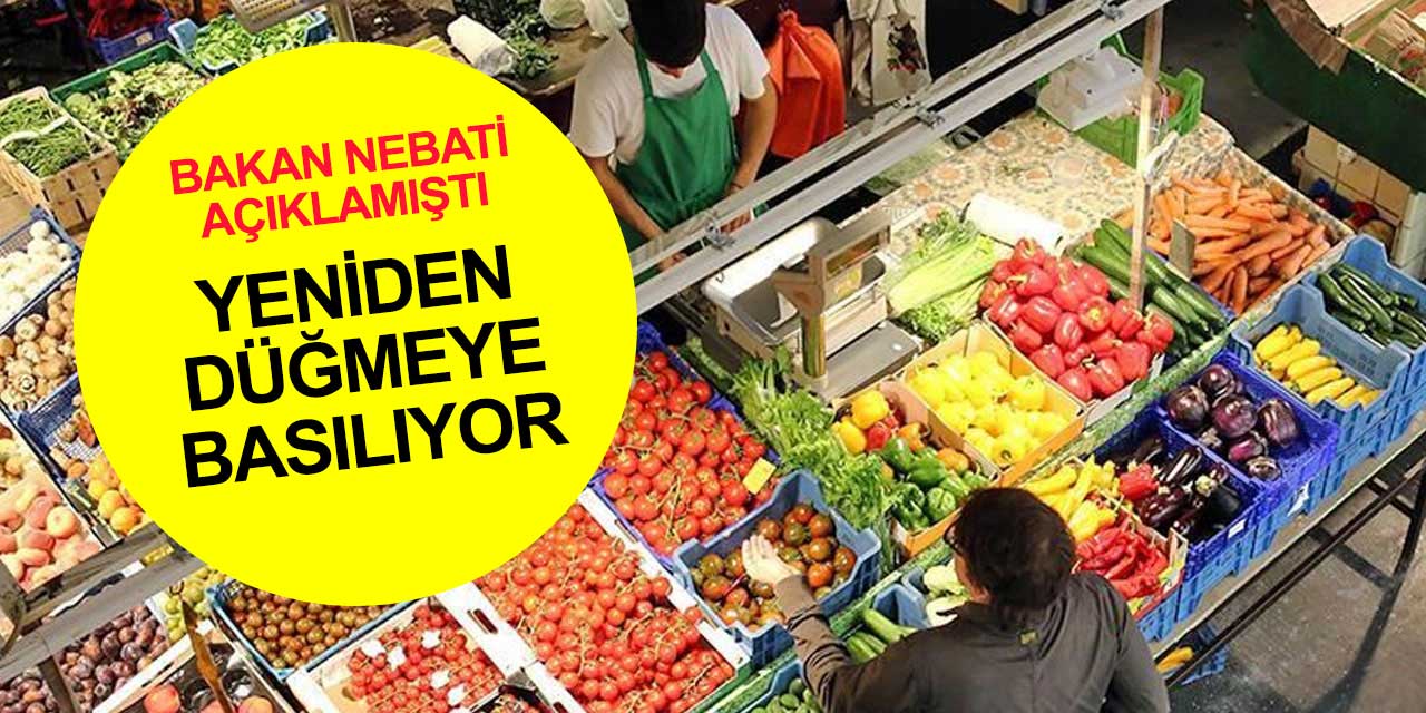 Vatandaşın gıdaya ucuza ulaşabilmesi için bakanlıktan yeni girişim! 2 milyar lira destek