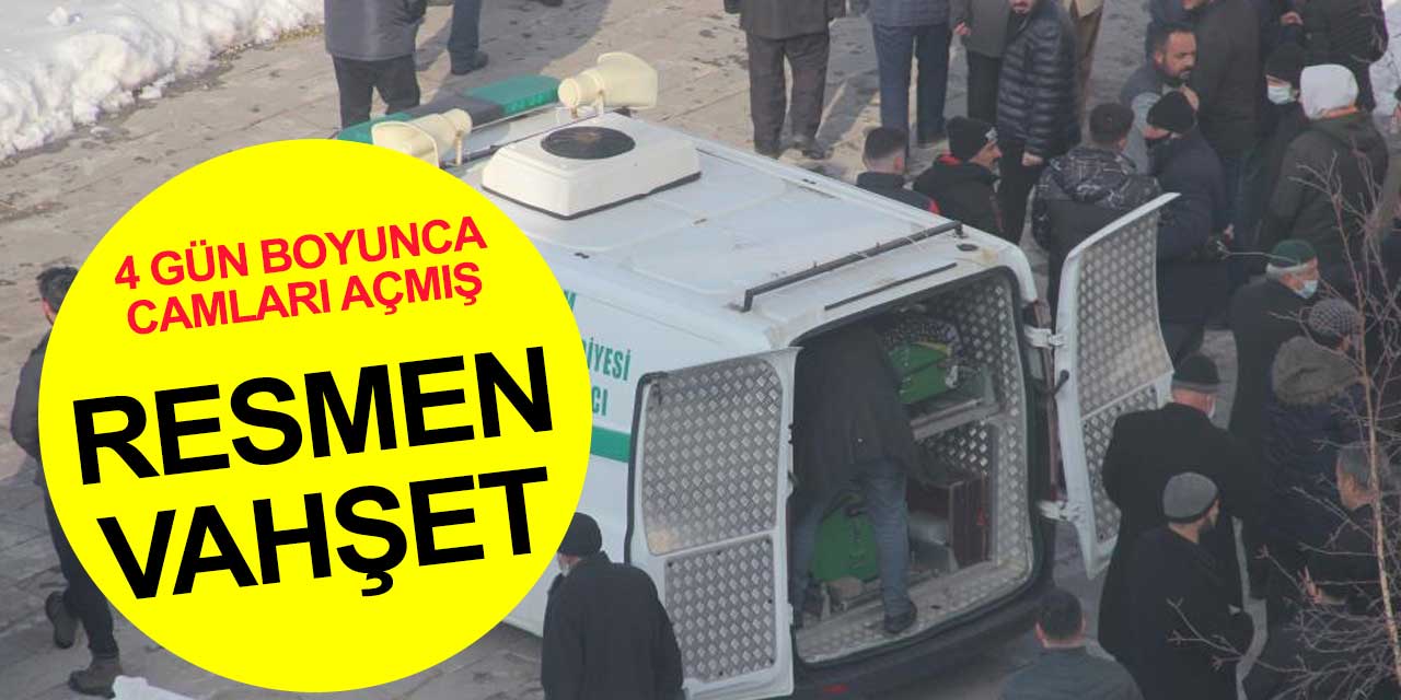 Erzurum bu cinayeti konuşuyor! Kokmasınlar diye camları açmış