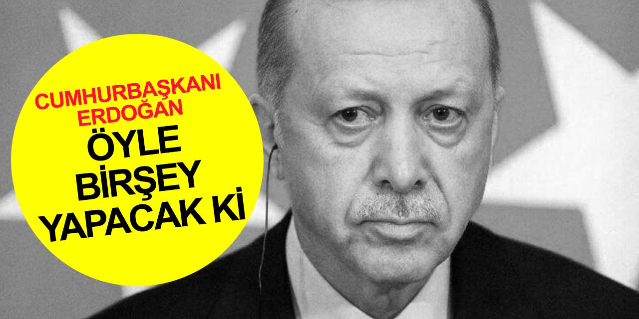 Cumhurbaşkanı Erdoğan öyle bir işe imza atacak ki...