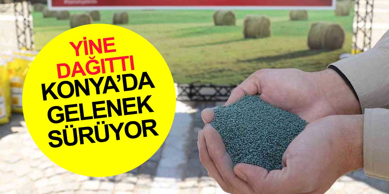 Konya'da üretim seferberliği sürüyor! Başkan Altay geleneği sürdürdü