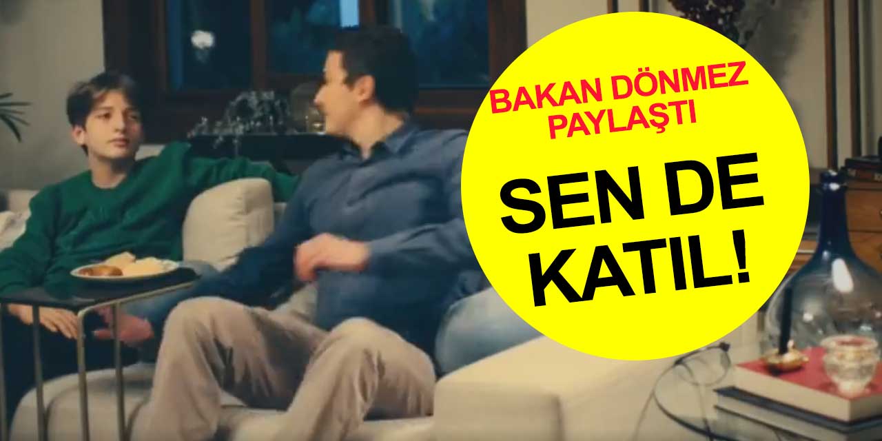 Bakan Dönmez sosyal medyadan paylaştı: Verimliliğin sesini takip et, bir hareketinle sen de bu ritme katıl