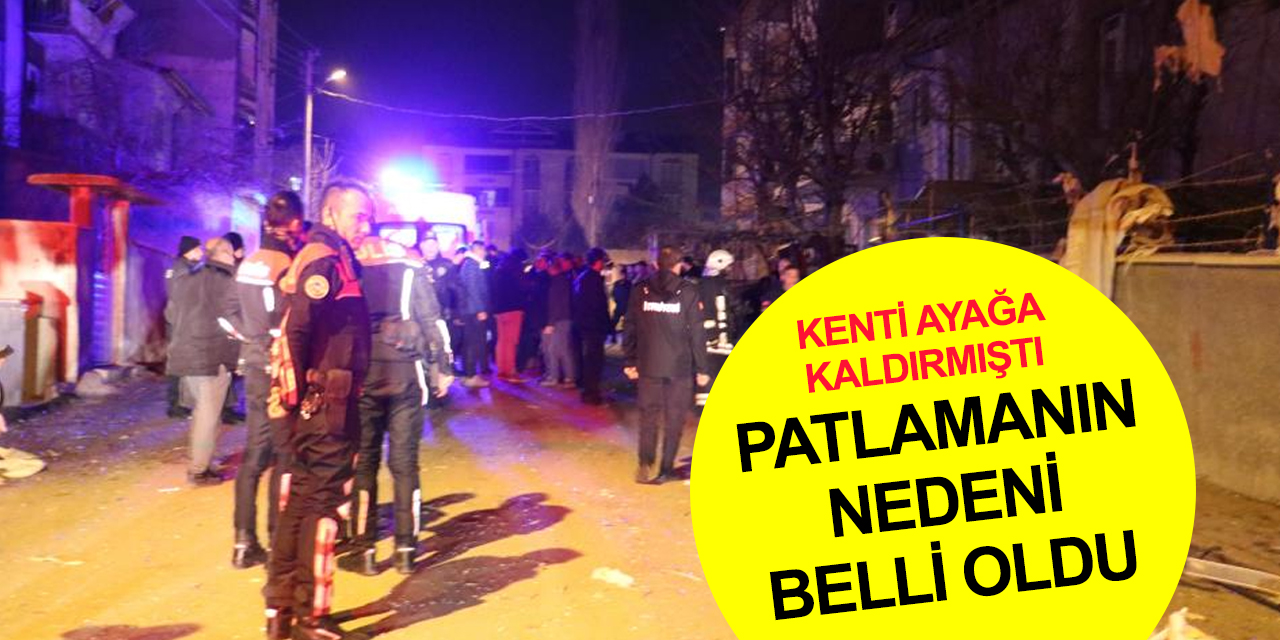 Sivas'ta 1'i ağır 4 kişinin yaralandığı patlamanın nedeni belli oldu