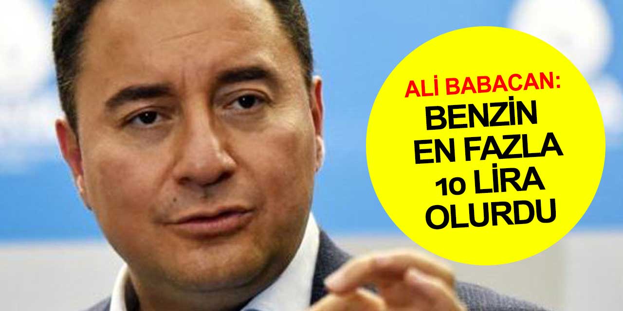 Ali Babacan: Bu kriz yerli ve millidir, benzin en fazla 10 lira olacaktı