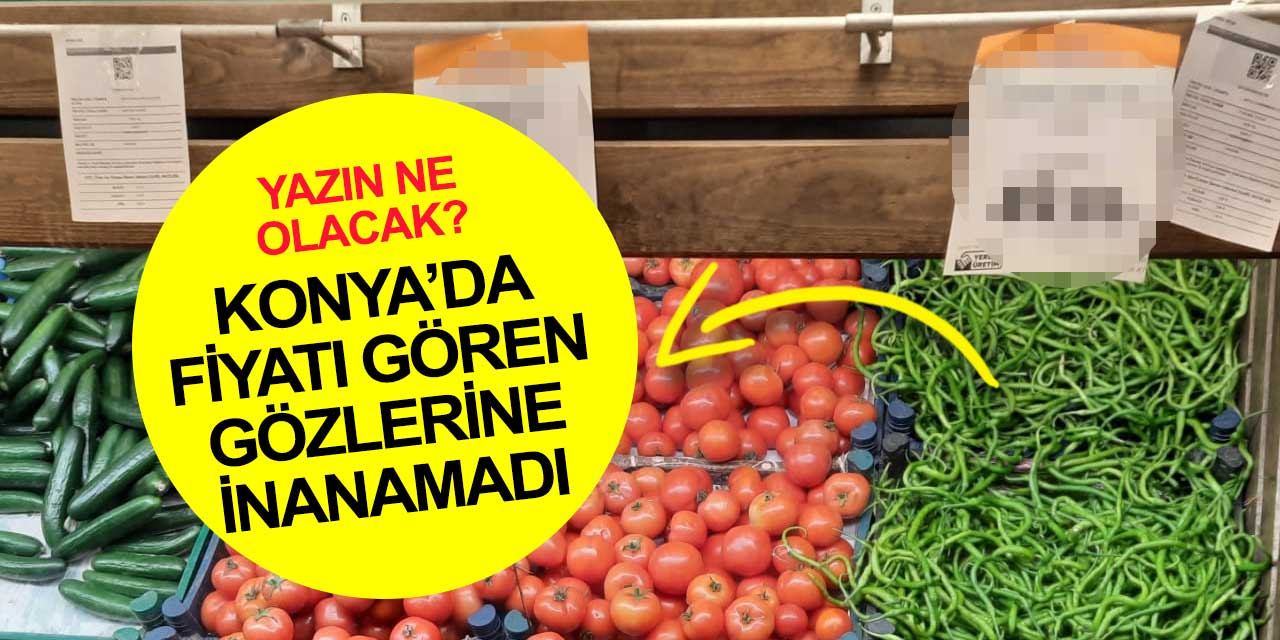 Konya'da fiyatlar raydan çıktı! Sivribiber rekor kırdı, vatandaş pazardan eli boş döndü