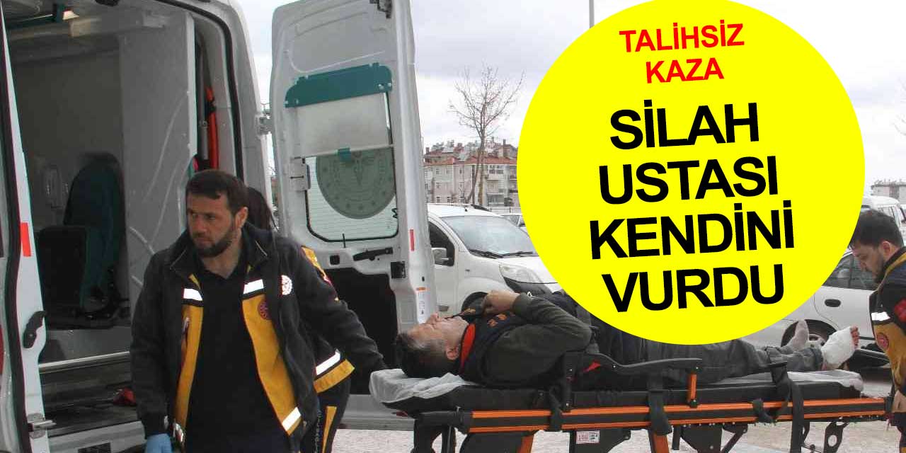 Beyşehir'de silah fabrikasında silah ustası yanlışlıkla kendini vurdu