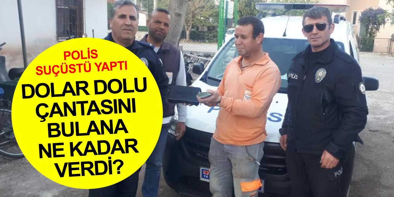 Dolar dolu çantasını bulan belediye işçisine verdiği ödül olay oldu