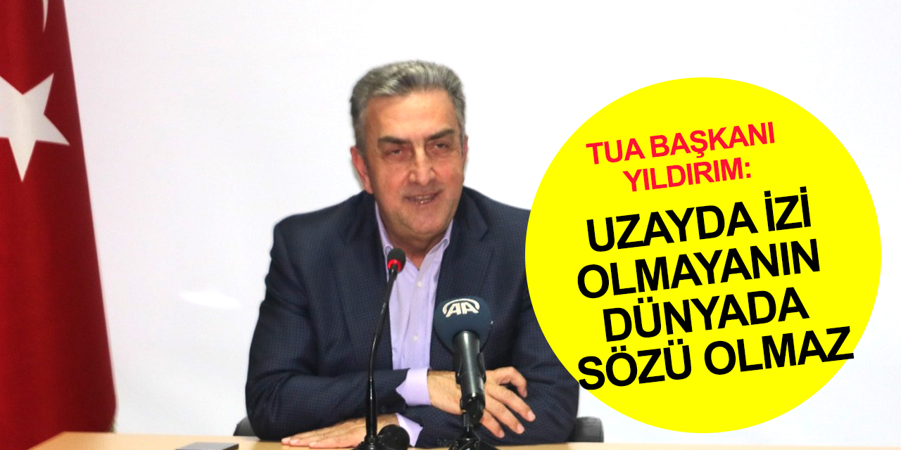 Türkiye Uzay Ajansı Başkanı Yıldırım Konya'da 'Yeni Uzay Çağının Neresindeyiz?'i anlattı