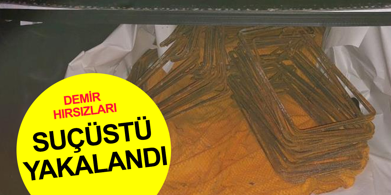 Başiskele'de 3 inşaattan demir çalan hırsızlar son işlerinde suçüstü yakalandı