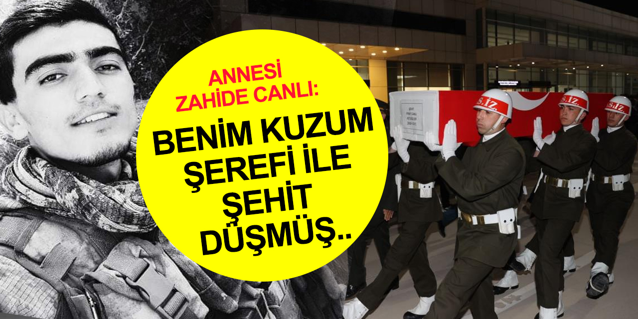 Şehit Veteriner Sözleşmeli Er Fırat Canlı'nın naaşı memleketi Kahramanmaraş'ta