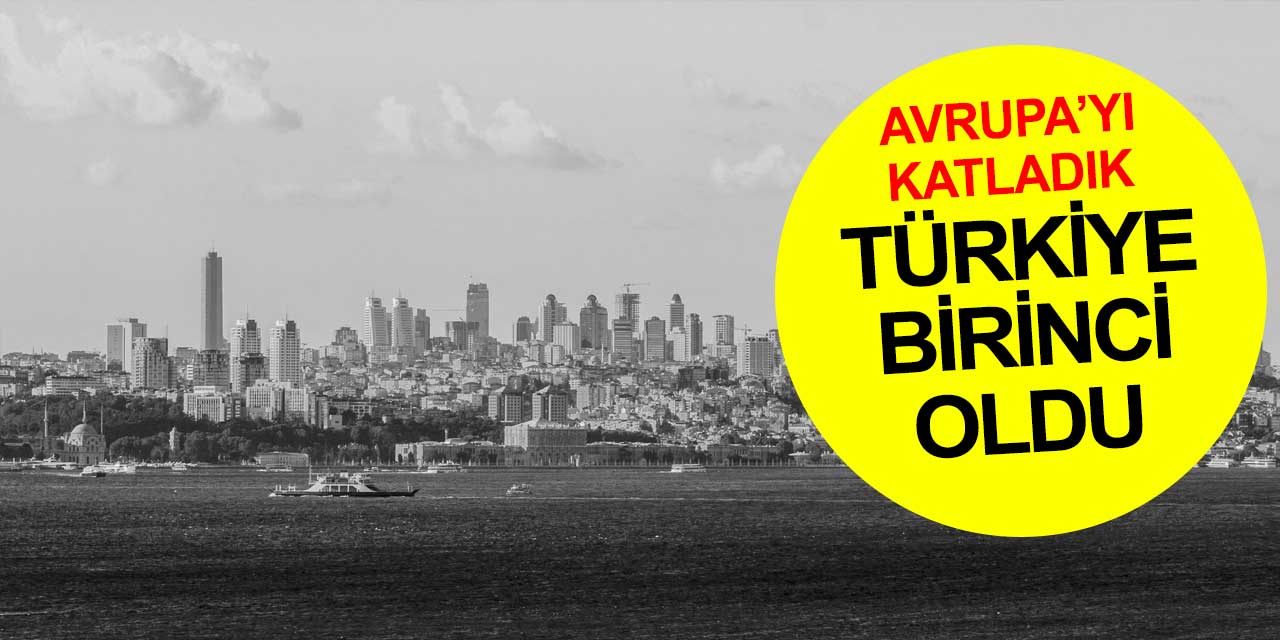 Türkiye Avrupa'da bir rekoru elinde bulunduruyor... Silüet bozan gökdelenlerde Avrupa birincisiyiz