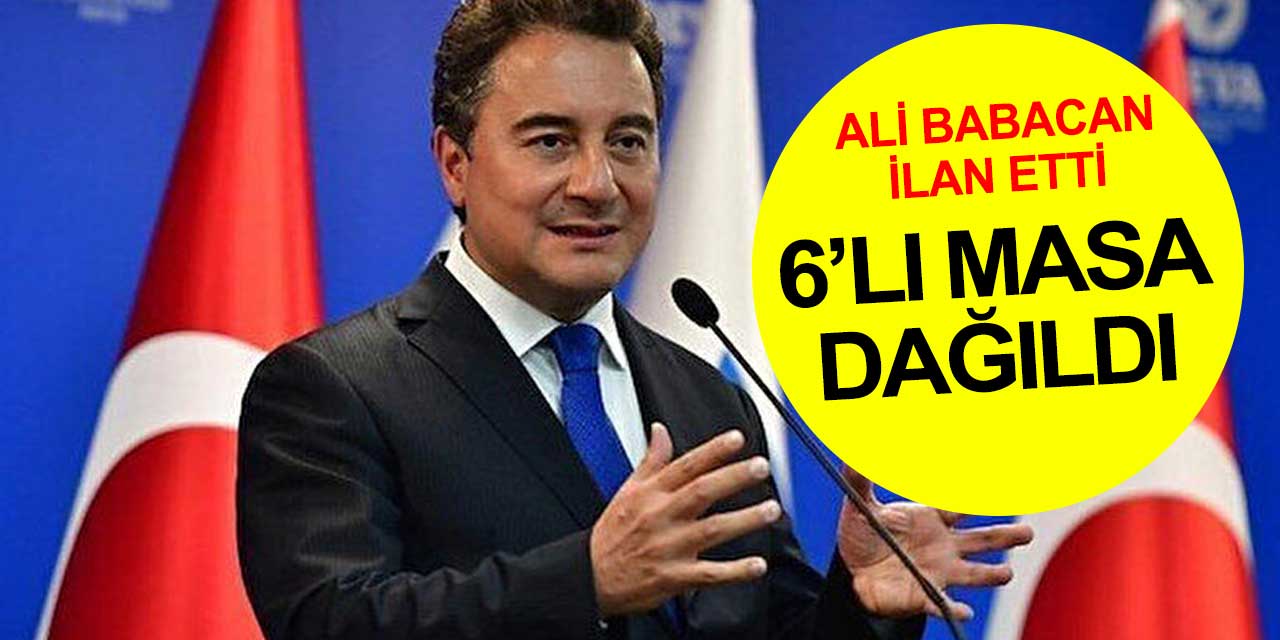 6 benzemezin ilk partisi DEVA Partisi birlikten ayrıldı... Ali Babacan ilan etti