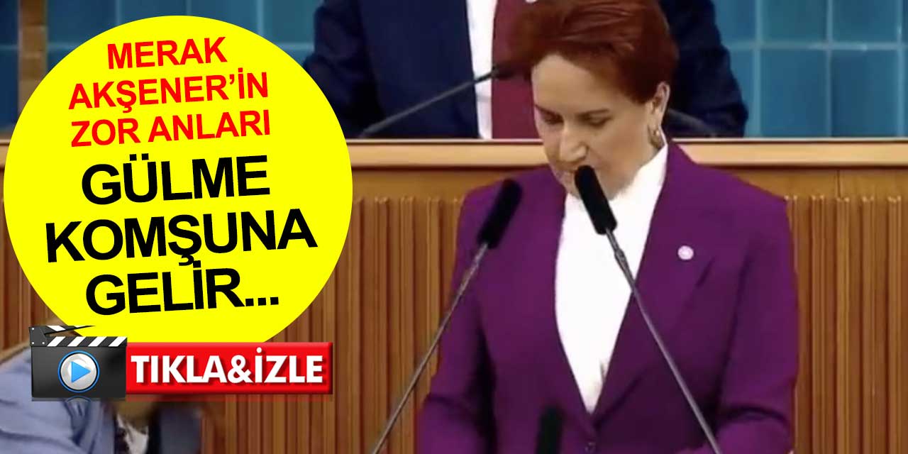 Meral Akşener'in prompteri arıza yaptı rezil olmaktan son anda kurtuldu