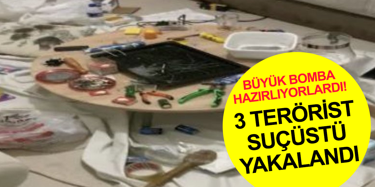 İstanbul’da sansasyonel eylem yapacaklardı! Patlamaya hazır 5 kg patlayıcı, bomba ve mühimmatla yakalandılar