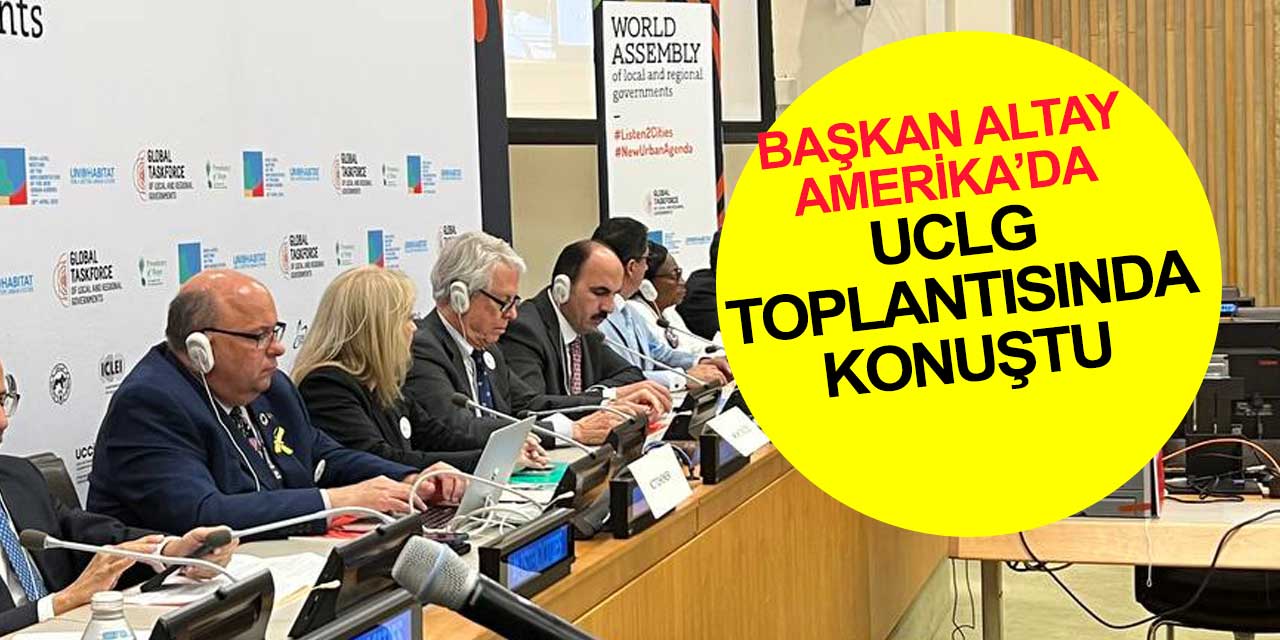 Konya Büyükşehir Belediye Başkanı Uğur İbrahim Altay Amerika'da