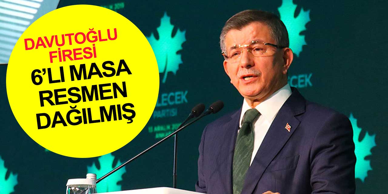 DEVA partisinden sonra Ahmet Davutoğlu'nun Gelecek Partisi de ittifaktan ayrıldı