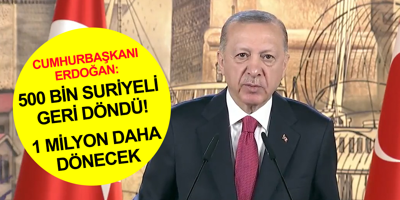 Cumhurbaşkanı Erdoğan duyurdu! 1 milyon Suriyelinin gönüllü dönüşünü sağlayacak proje hazırlanıyor