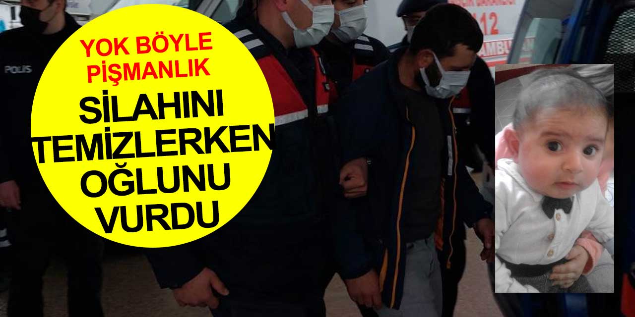 Samsun'da bir baba silahını temizlerken oğlunu vurarak ölümüne sebep oldu