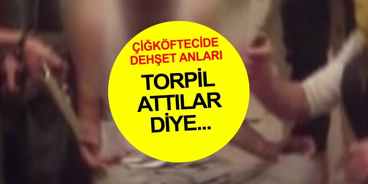 Çiğköftecide dehşet anları! Çocukları depoya kilitleyip darp ettiler