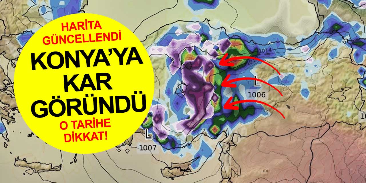 Kışlıkları kaldırmayın... Konya'ya kar göründü! O tarihe dikkat