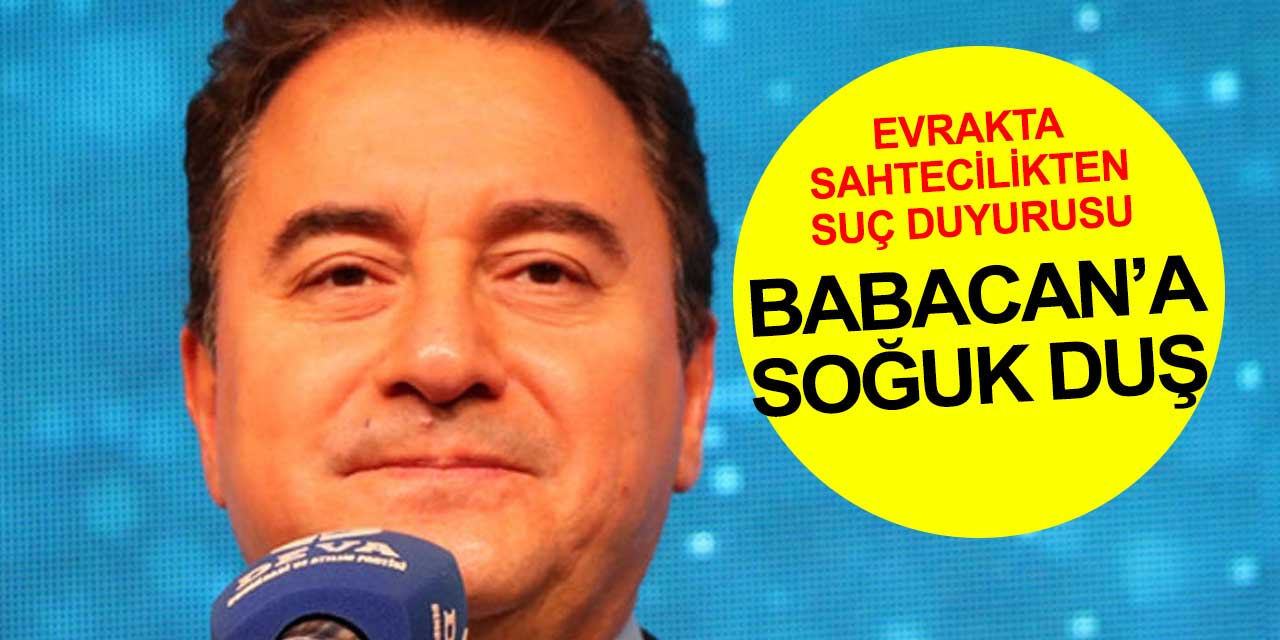 Gaziantep Valiliği DEVA Partisi Genel Başkanı Ali Babacan hakkında evrakta sahtecilikten suç duyurusu yapacak