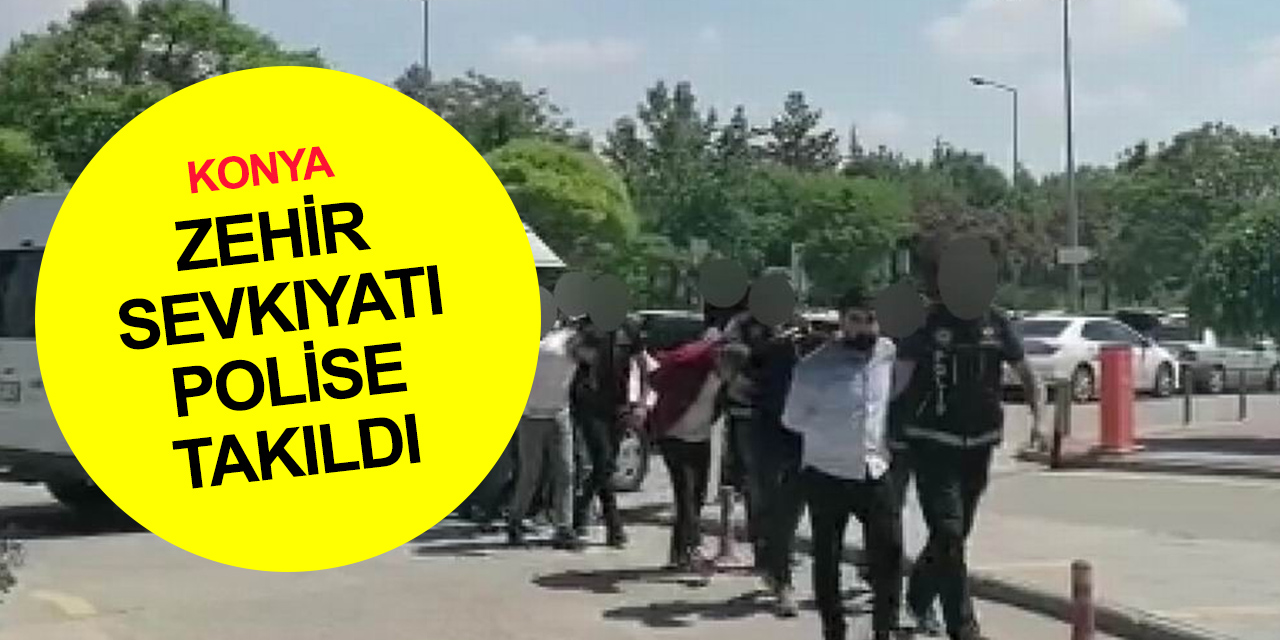 Konya’da araca 34 parça halinde zulalanmış 16 kilo 820 gram eroin polisin dikkatinden kaçmadı!