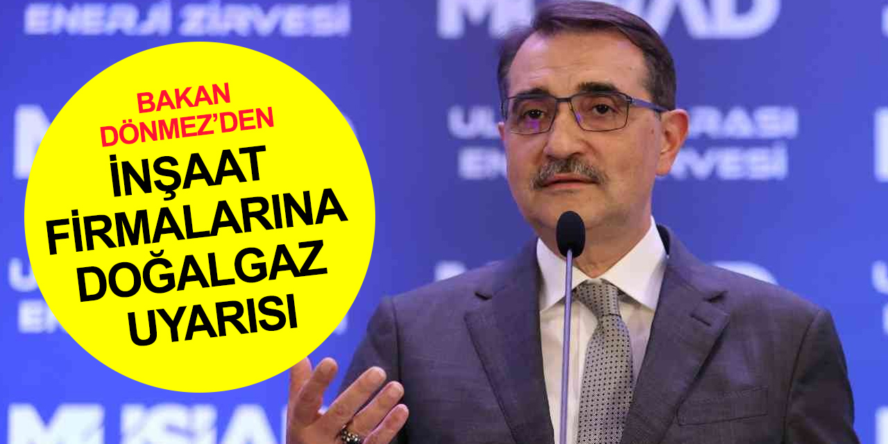 Bakan Dönmez'den inşaat firmalarına yeni yapılacak konutlarla ilgili önemli uyarı!