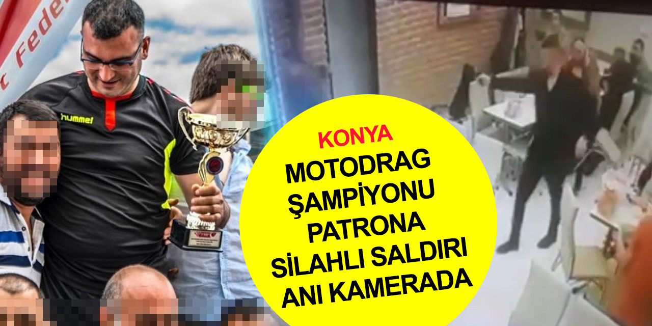 Konya'da Mustafa Adım'ın öldüğü silahlı saldırı görüntüleri ortaya çıktı
