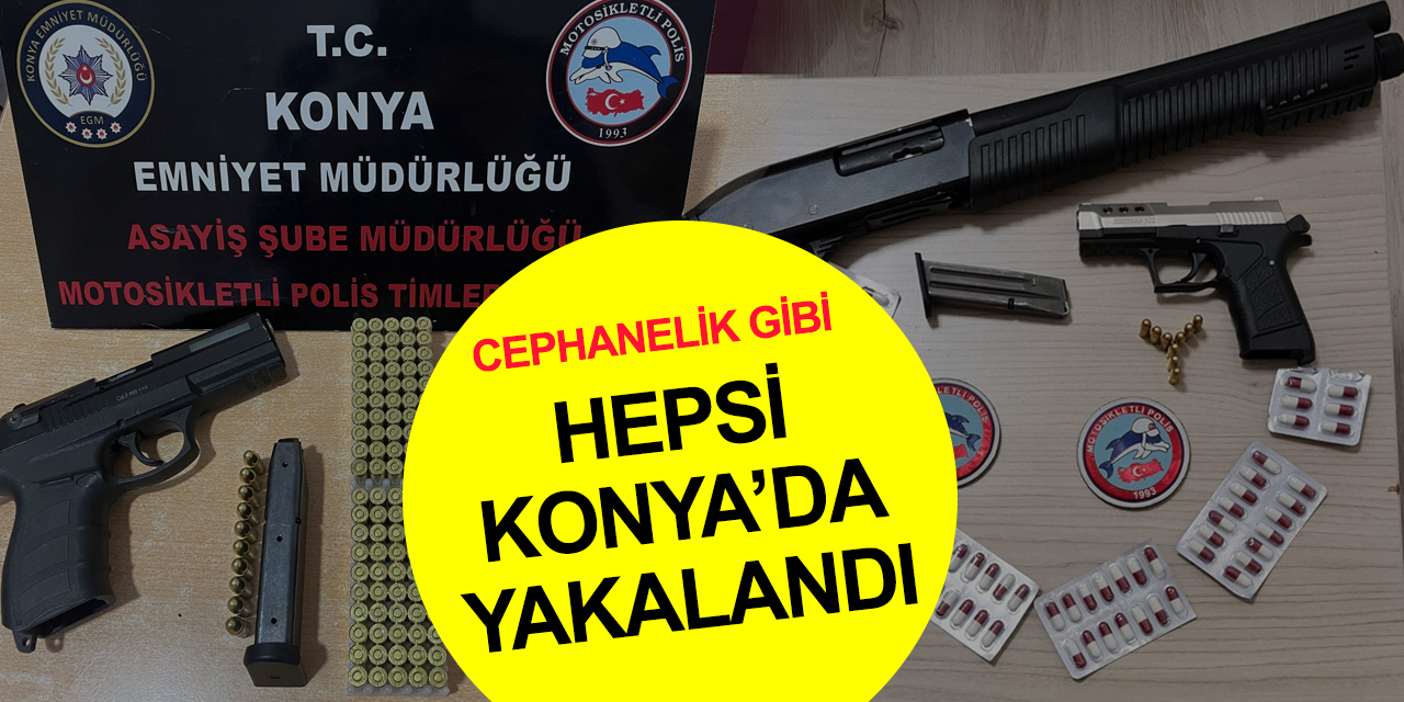 Konya'da her yerdeler! Motosikletli polis timleri suçlulara göz açtırmıyor
