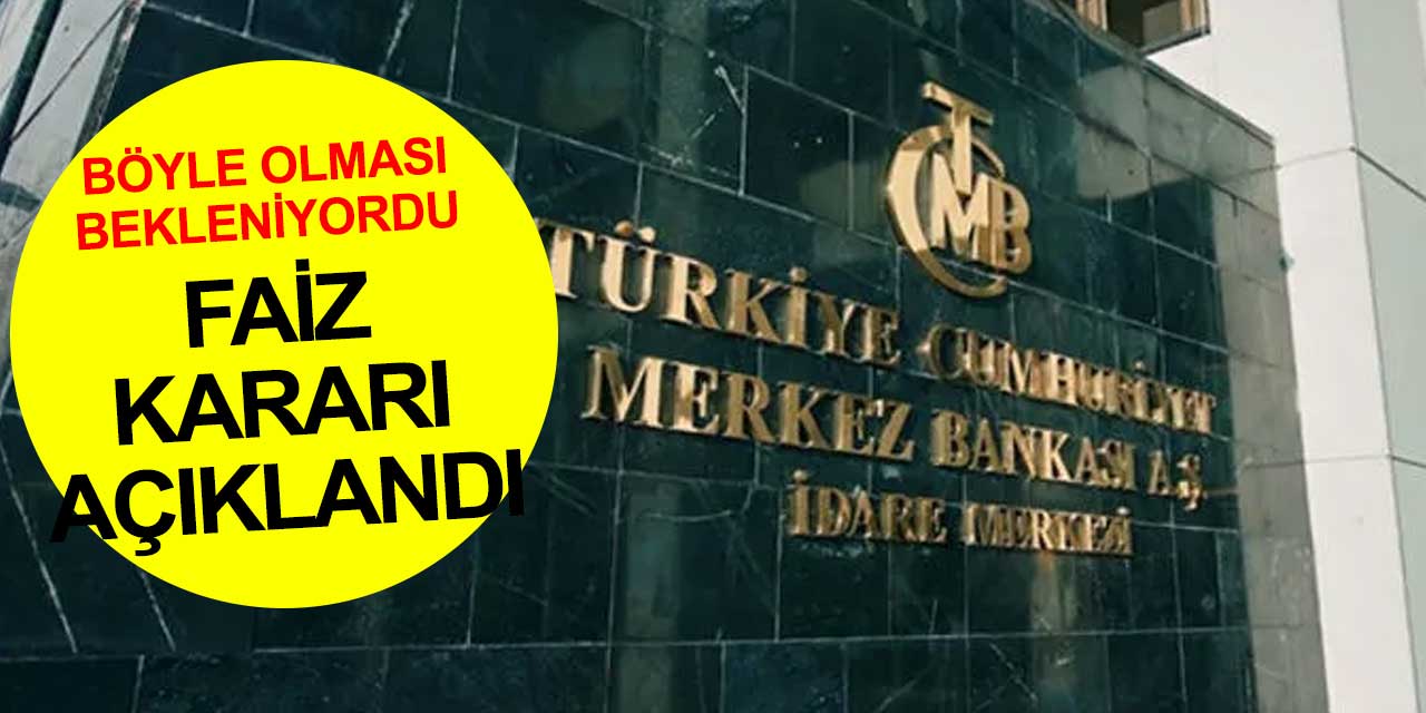 Merkez Bankası faizi sabit tuttu
