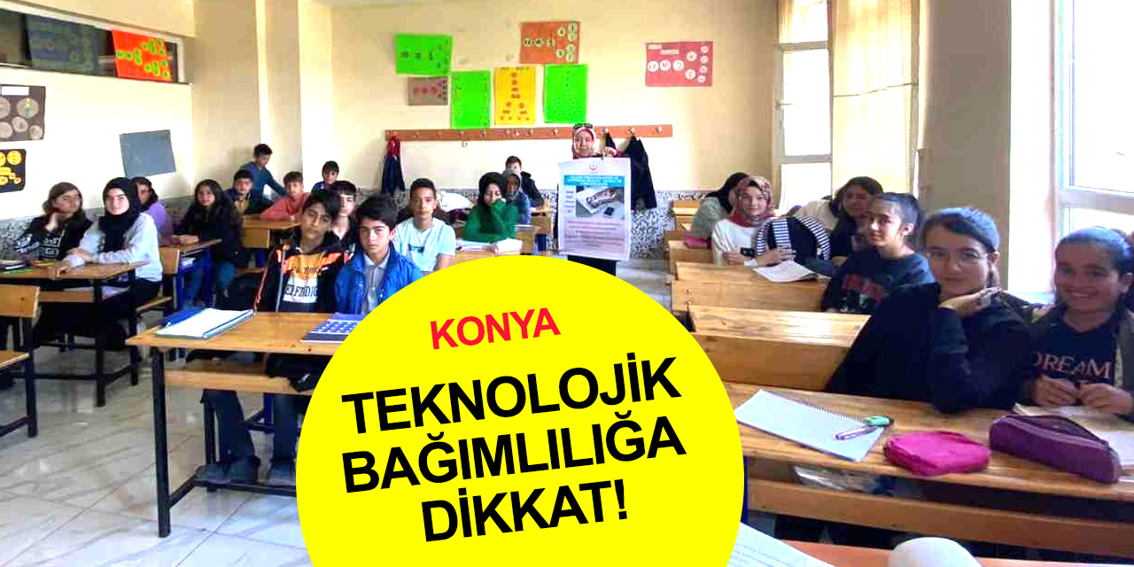Konya Beyşehir’den güzel haber! Öğrencilere davranışsal bağımlılıkla mücadele farkındalığı eğitimi