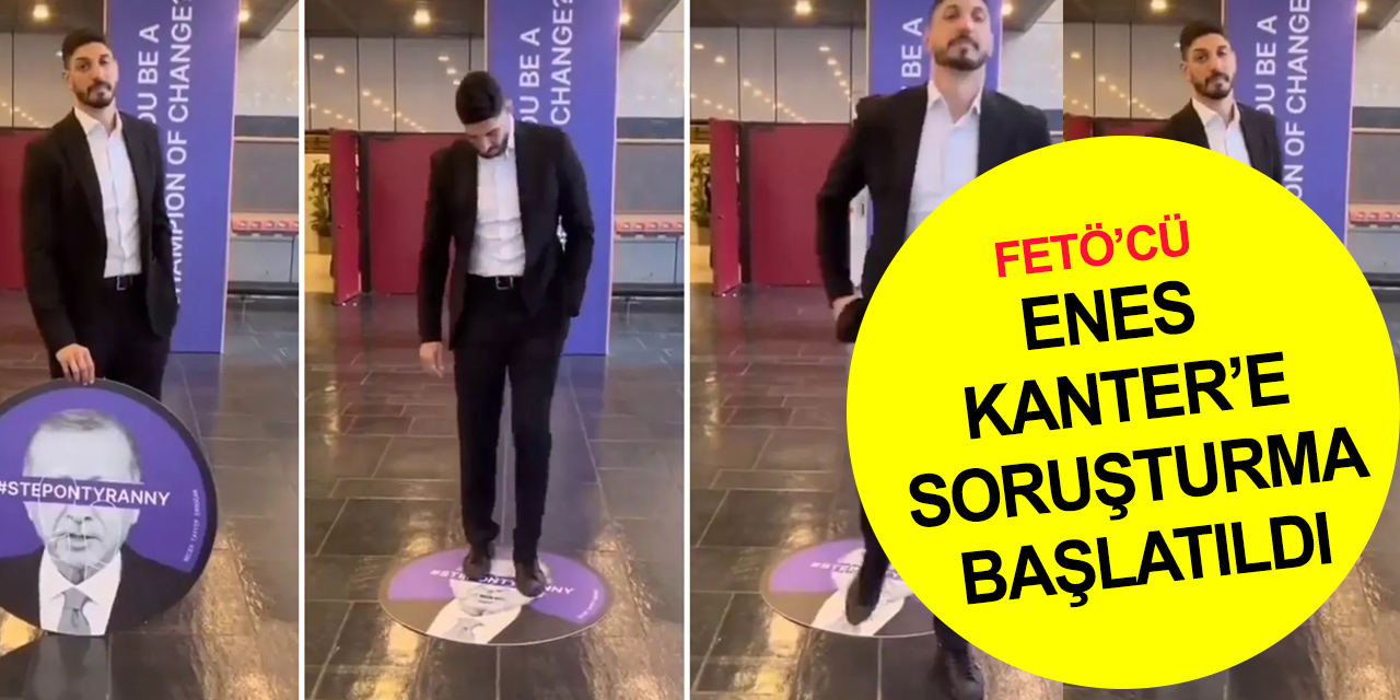 Cumhurbaşkanı Erdoğan'ın posterini çiğneyip paylaşan FETÖ'cü Enes'e re’sen soruşturma açıldı
