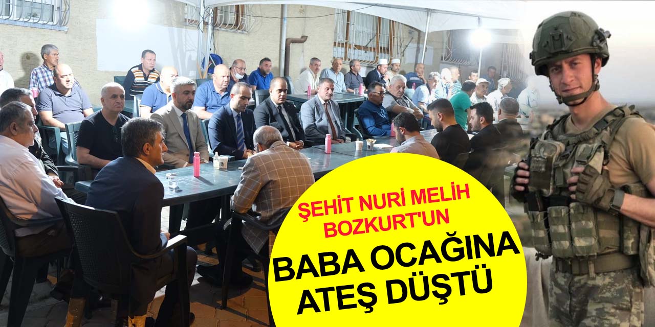 MHP'den Pençe-Kilit Operasyonu Şehidi Nuri Melih Bozkurt'un baba ocağına ziyaret