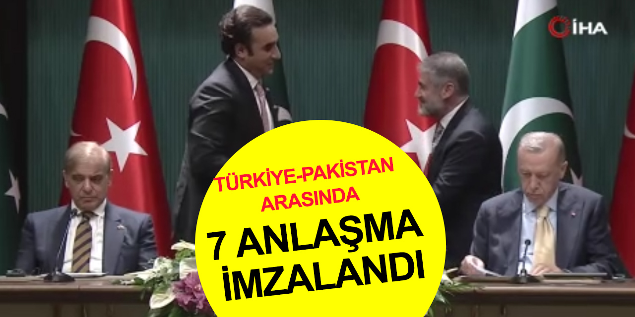 Türkiye ve Pakistan arasında kardeşlik vurgusu! 7 anlaşma imzalandı