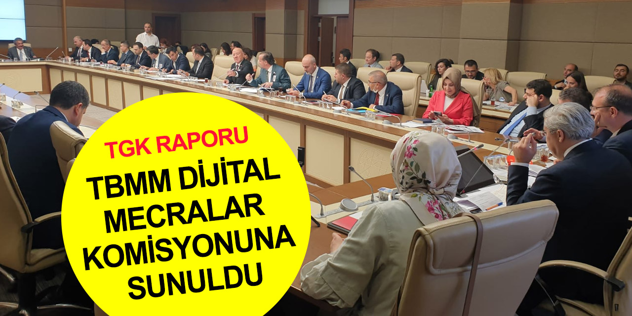 TGK raporunu TBMM'ye sundu! 'İnternet medyası, yazılı basına zarar vermeden desteklenmeli'
