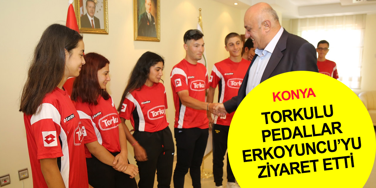 Torkulu pedallar 3 Haziran Dünya Bisiklet Günü'nde Başkan Erkoyuncu’yu ziyaret etti