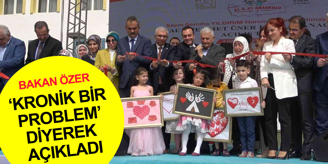 Milli Eğitim Bakanı Özer 'kronik problem' diyerek duyurdu! İngilizce yaz okulunu açılacak