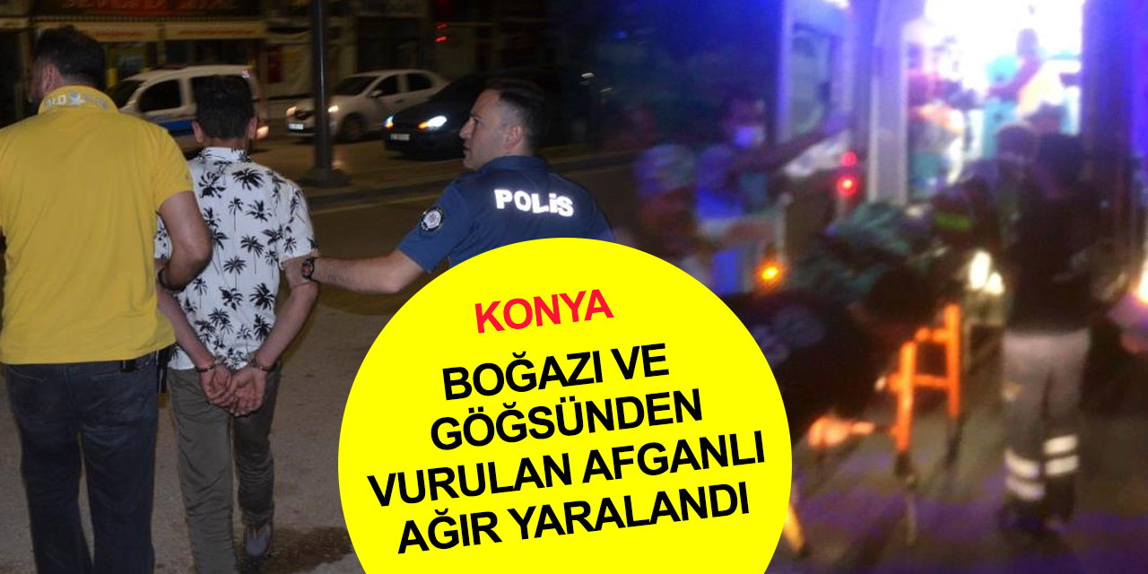 Konya’da silahlı saldırı! Evinin merdivenlerinde boğazı ve göğsünden vuruldu