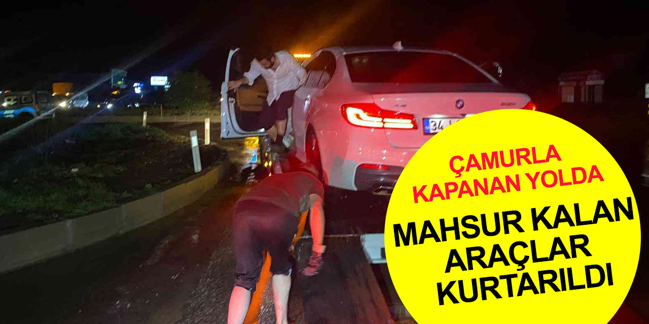 Selin getirdiği çamur temizlendi! Nevşehir-Aksaray yolu trafiğe açıldı