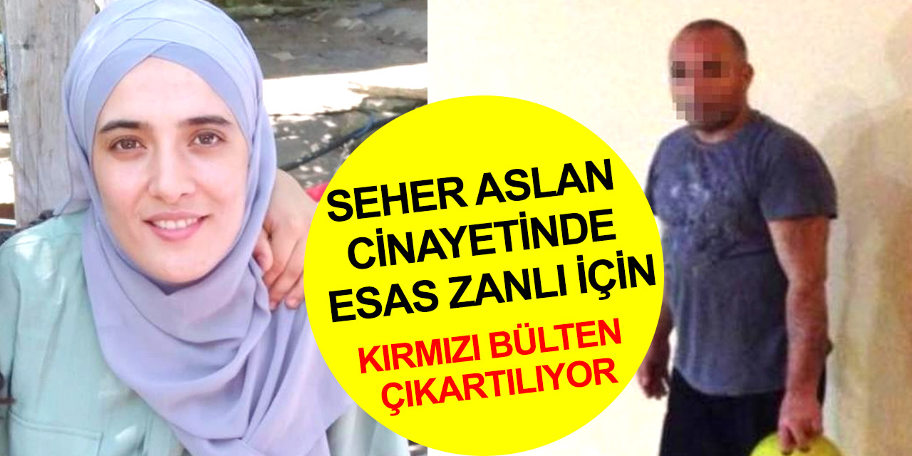 Seher Aslan Özkurt cinayeti davasında flaş gelişme! Kırmızı bülten çıkartılıyor