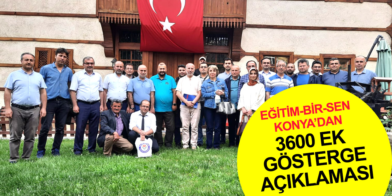 Eğitim-Bir-Sen Konya Başkanı Metin'den 3600 ek gösterge düzenlemesi açıklaması! Takipçisi olacağız