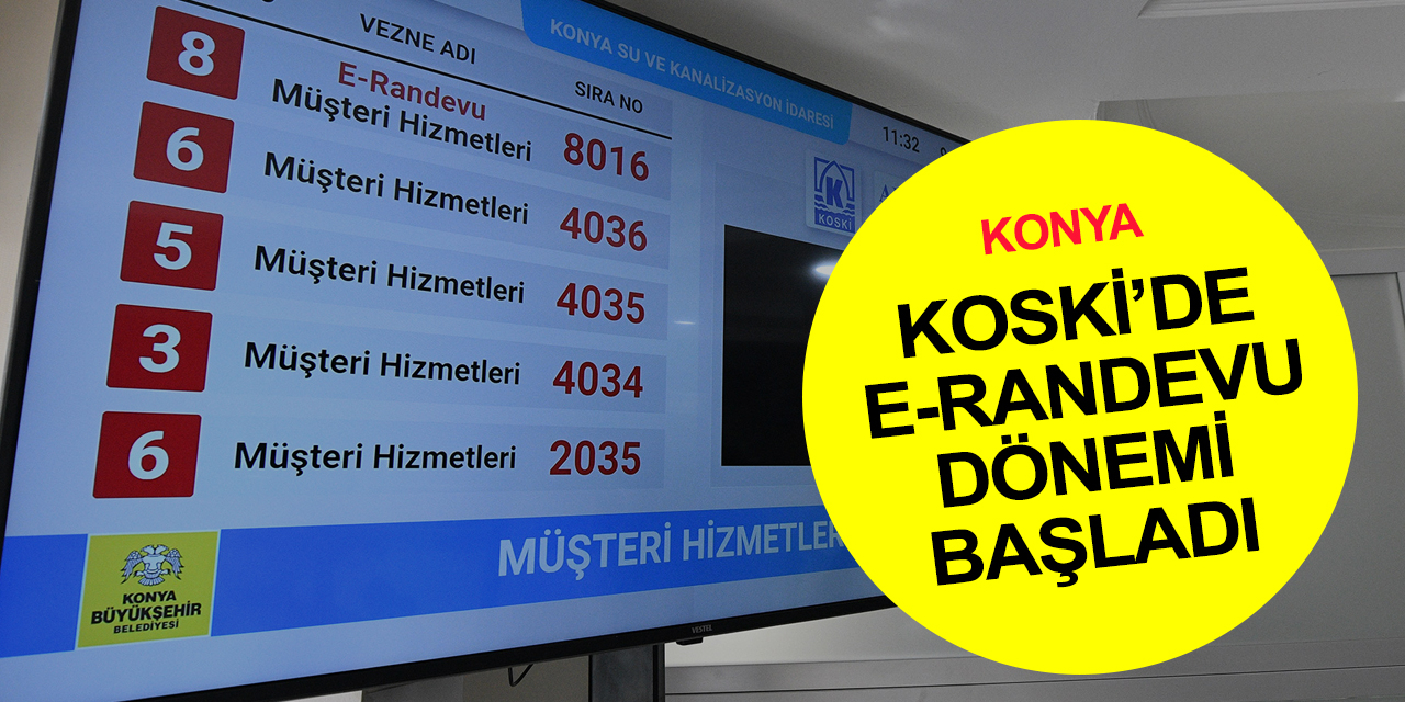 Konya'da online su faturası oluşturma kolaylığı! KOSKİ teknolojiyi iyi kullanıyor
