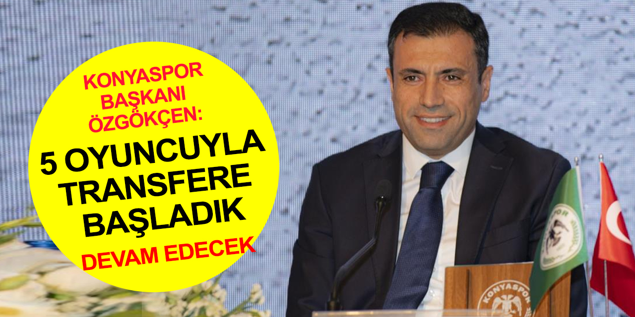 Özgökçen'den iddialı açıklamalar: Konyaspor mutlaka şampiyon olacak! 1 lirasını heba etmemek lazım