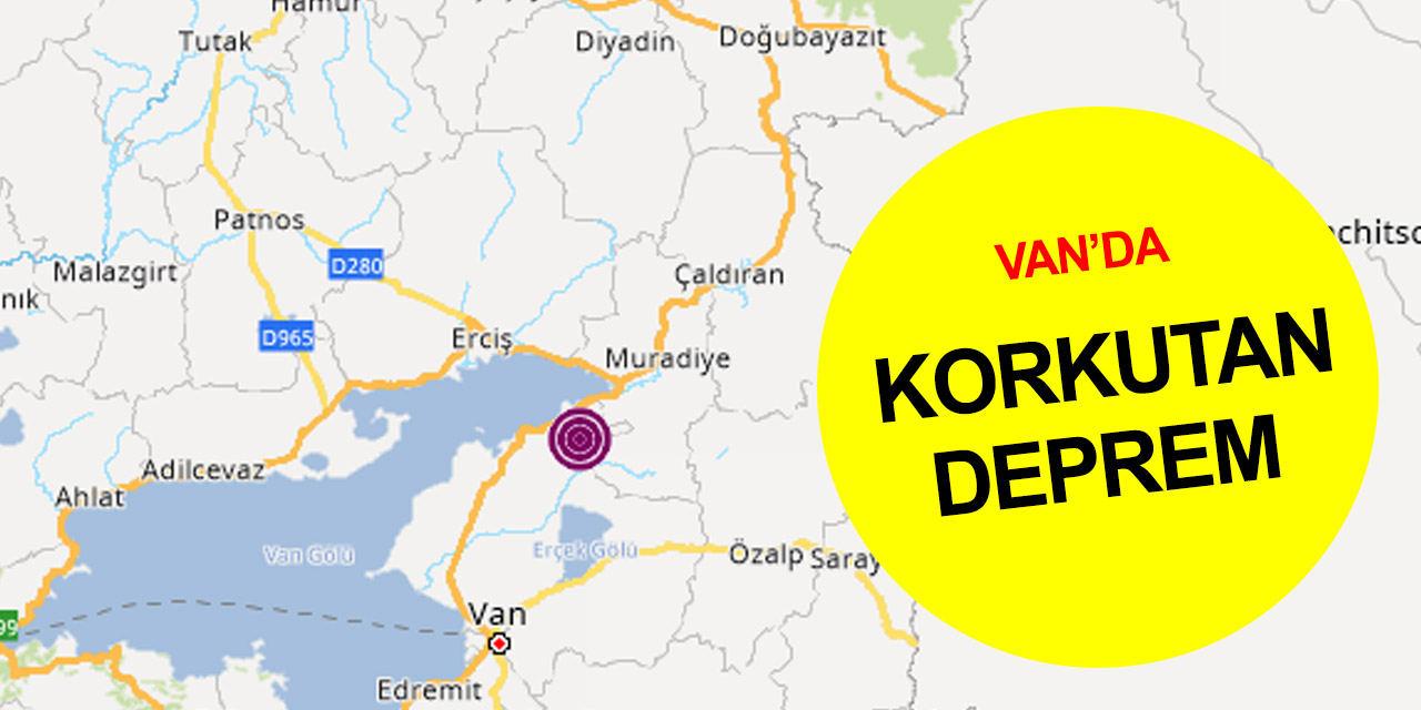 Van'da deprem! AFAD ve Kandilli'den açıklama geldi