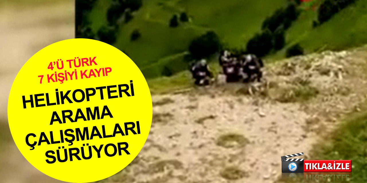 İtalya'da kağıt tesisine gitmek için havalanan helikopter kayboldu! 4'ü Türk 7 kişiyi taşıyordu