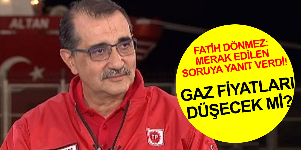 Bakan Dönmez en çok merak edilen soruya cevap verdi! Doğalgaz fiyatları düşecek mi?
